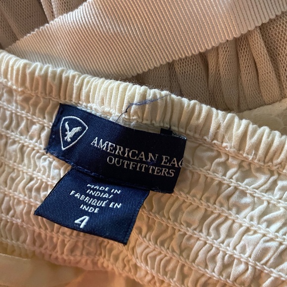 American Eagle + Lace/Tulle Dress + Ivory/Blush + Size 4 - Picture 3 of 3